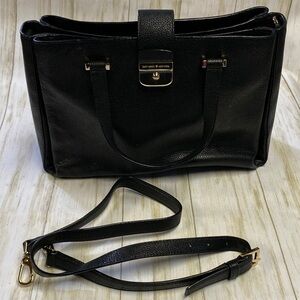 Kate Spade Black Leather Satchel